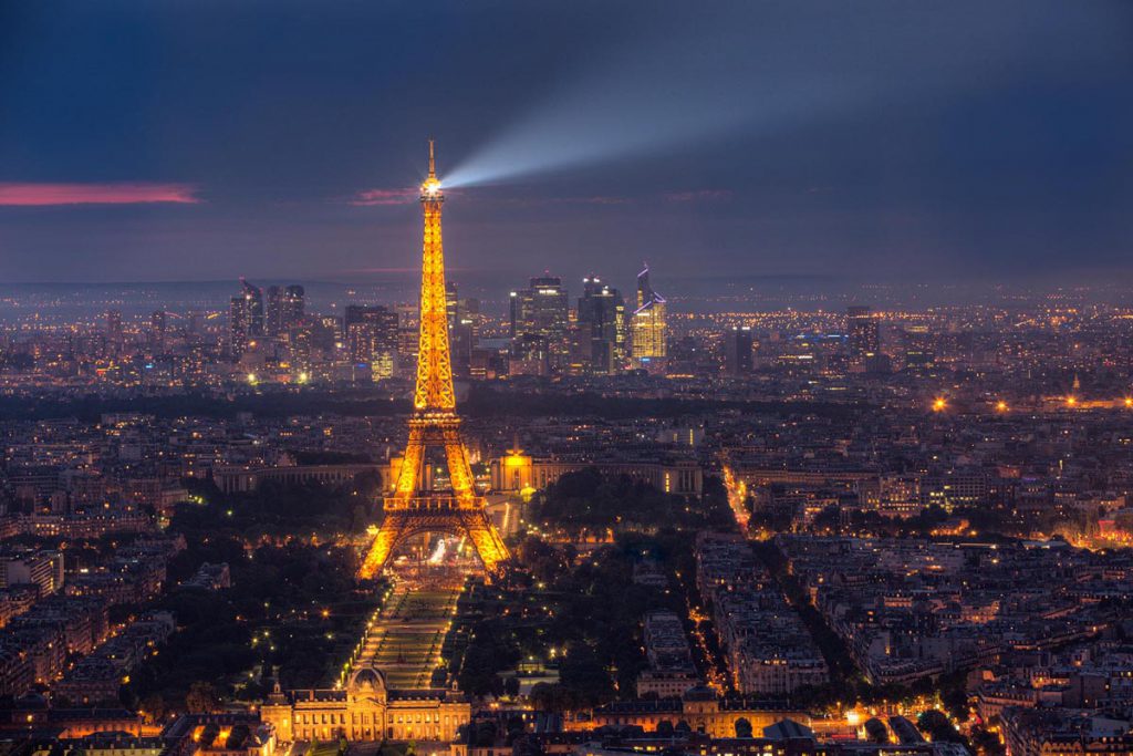 Tour Eiffel from Tour Montparnasse